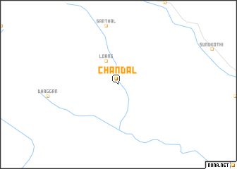 map of Chāndal