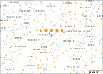 map of Chandaniān