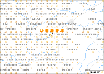 map of Chandanpur
