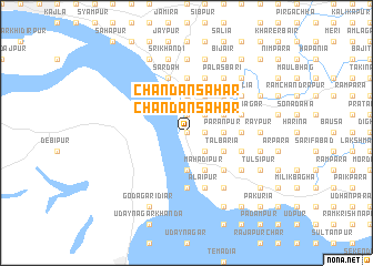 map of Chandan Sahar