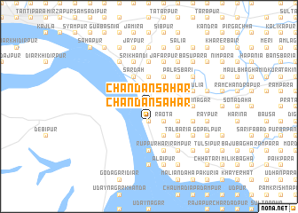 map of Chandan Sahar