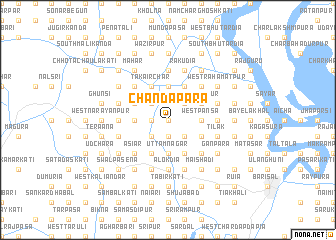 map of Chandapāra