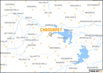 map of Chandapet