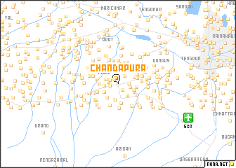 map of Chandapura