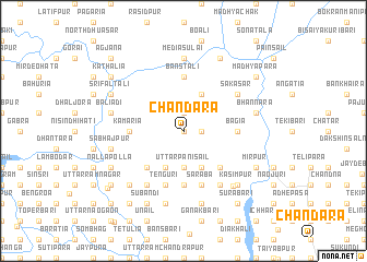 map of Chāndara