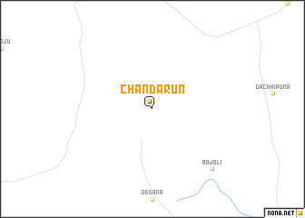map of Chāndarun