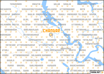 map of Chāndar