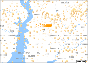 map of Chandaur