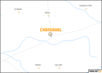 map of Chandāwāl