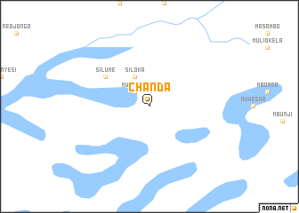 map of Chanda