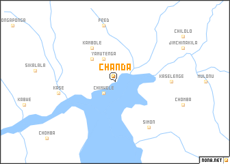 map of Chanda