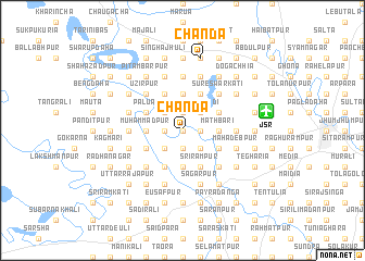 map of Chānda