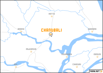 map of Chāndbāli