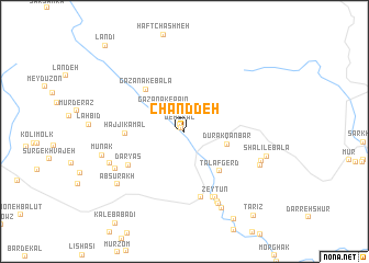map of Chand Deh