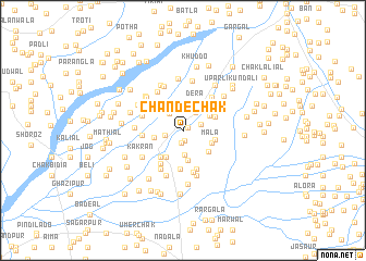 map of Chande Chak