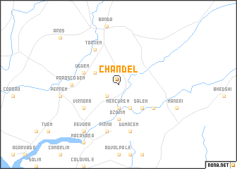 map of Chandel