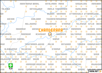 map of Chander Āra