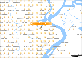 map of Chānder Char