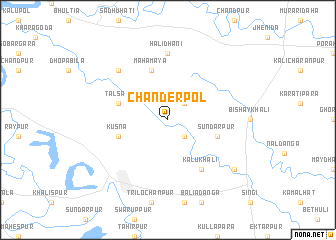 map of Chānderpol