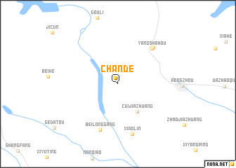 map of Chande