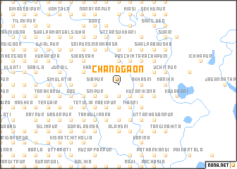 map of Chāndgaon