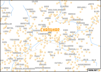 map of Chandhār