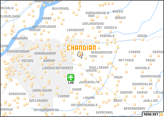 map of Chandian