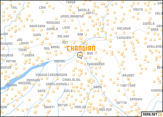 map of Chandiān