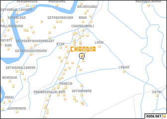 map of Chāndia