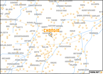 map of Chāndia