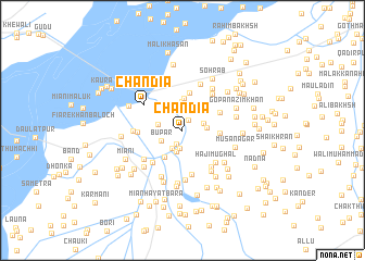 map of Chāndia