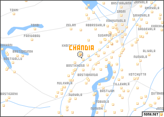 map of Chāndia