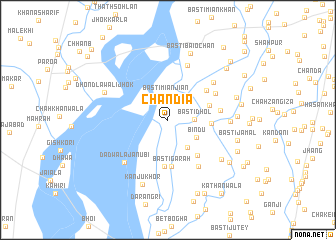 map of Chāndia