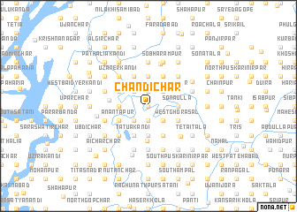 map of Chandi Char