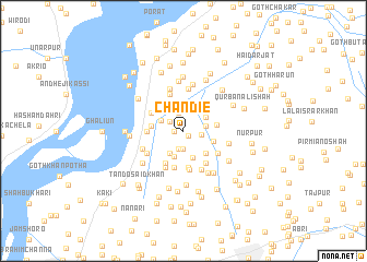 map of Chāndie