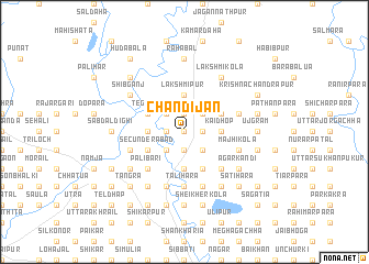 map of Chandijān