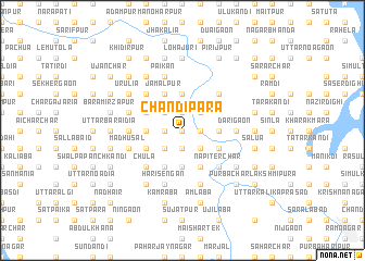 map of Chandipāra