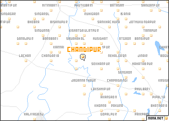 map of Chandipur