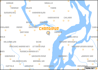 map of Chandīpur