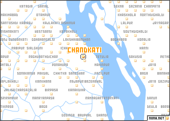 map of Chāndkāti