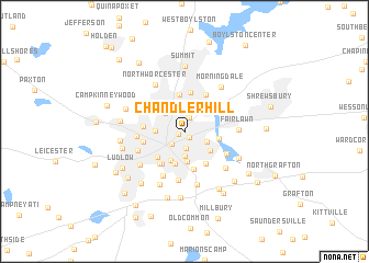 map of Chandler Hill