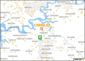 map of Chandler