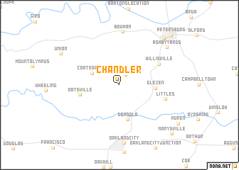 map of Chandler