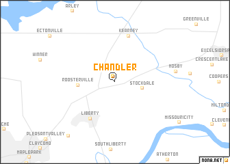map of Chandler