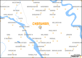 map of Chāndmāri