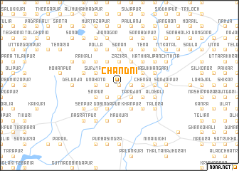 map of Chāndni