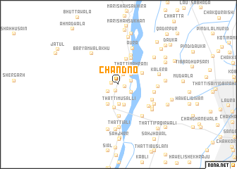 map of Chāndno