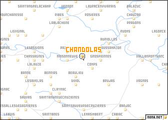 map of Chandolas