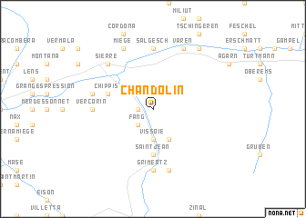 map of Chandolin