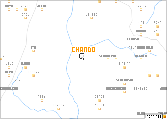map of Chʼando